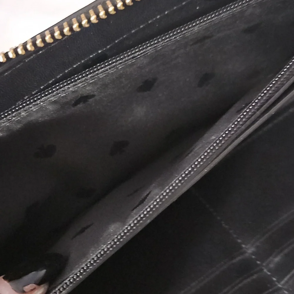 💖❤️Kate Spade Large Black Zippy Wallet - great condition❣️💕